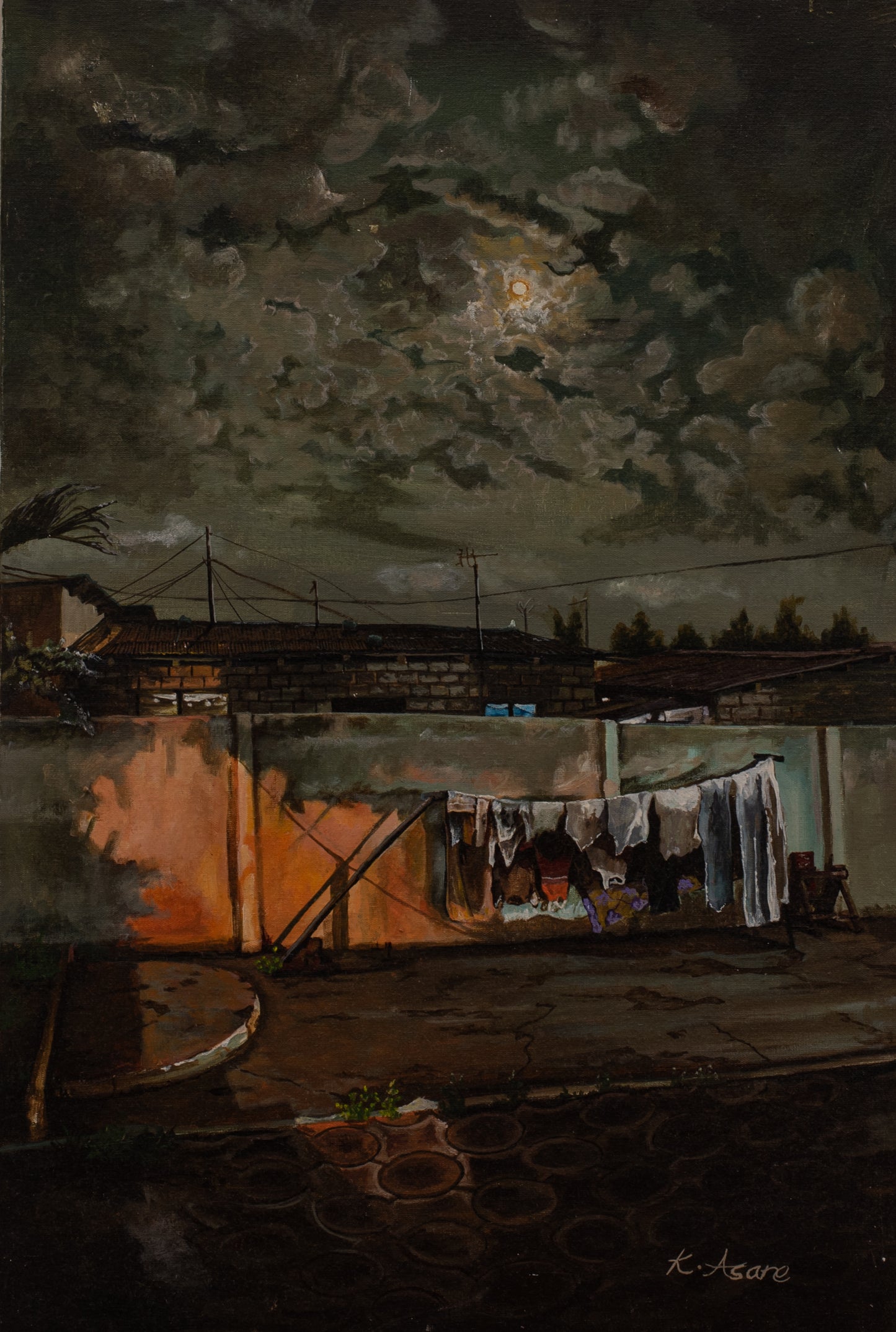 Drying Under The Moon